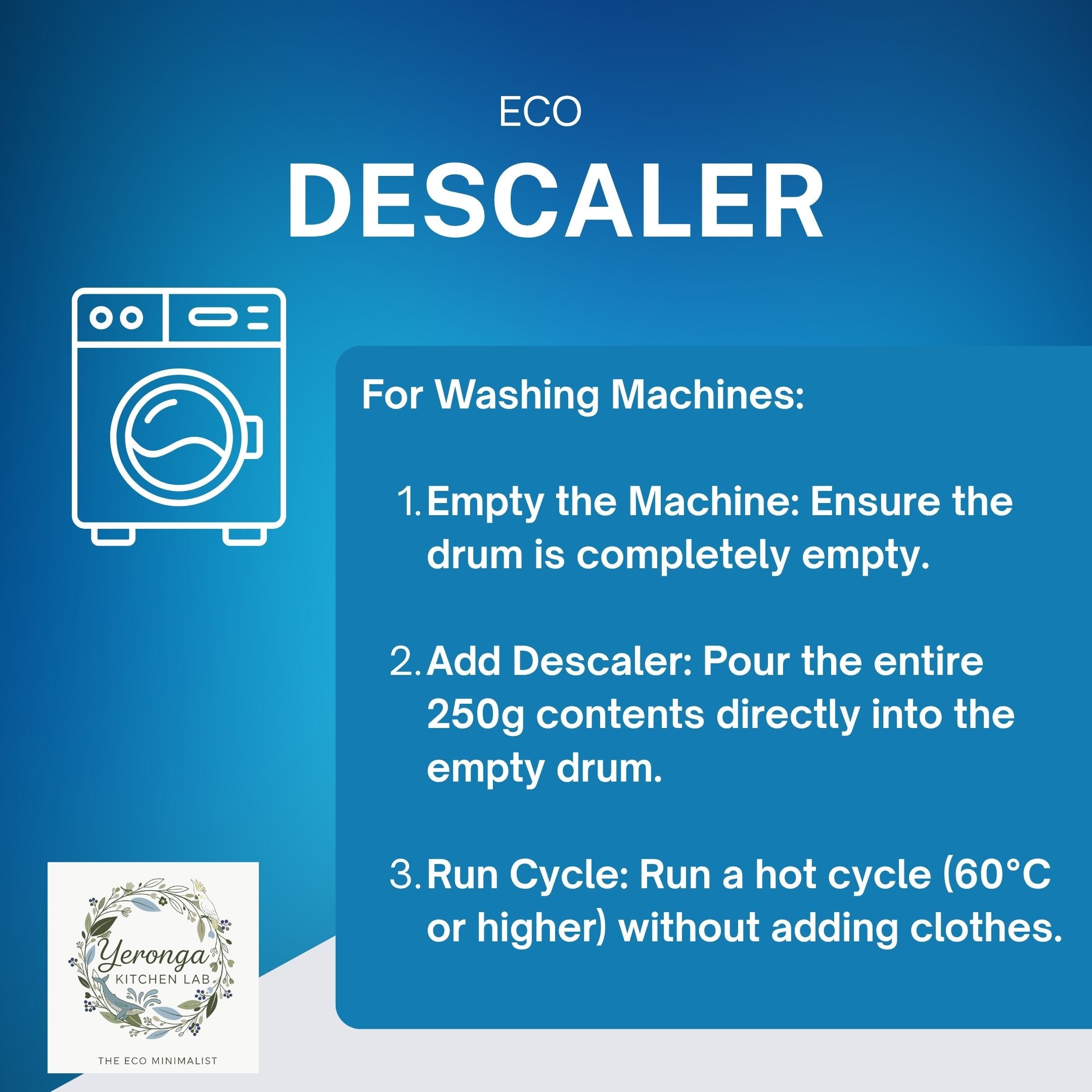 Eco Descaler for Dishwasher & Washing Machine | 250g - Sing Dose