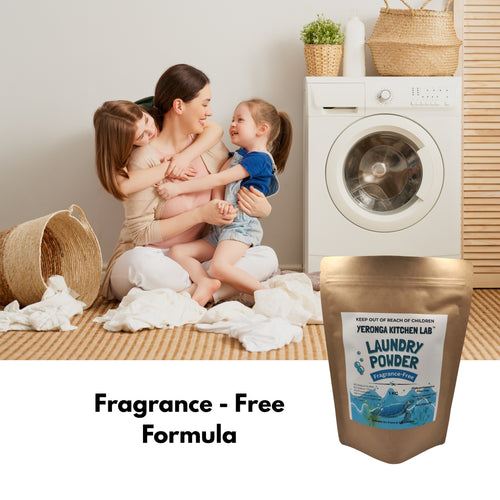 Yeronga Kitchen Lab Laundry Powder (Eco-Friendly & Fragrance-Free ) 1KG