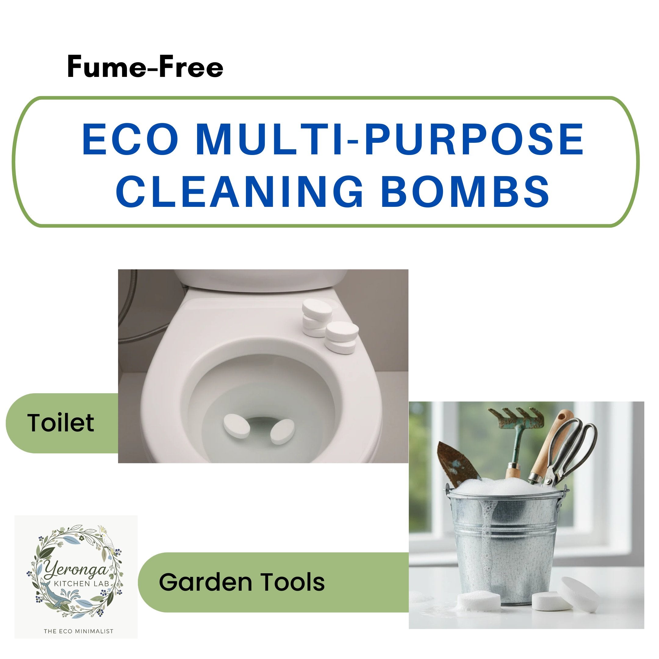 Eco Multi-Purpose Cleaning Bombs (New Value Pack 22 Tablets)