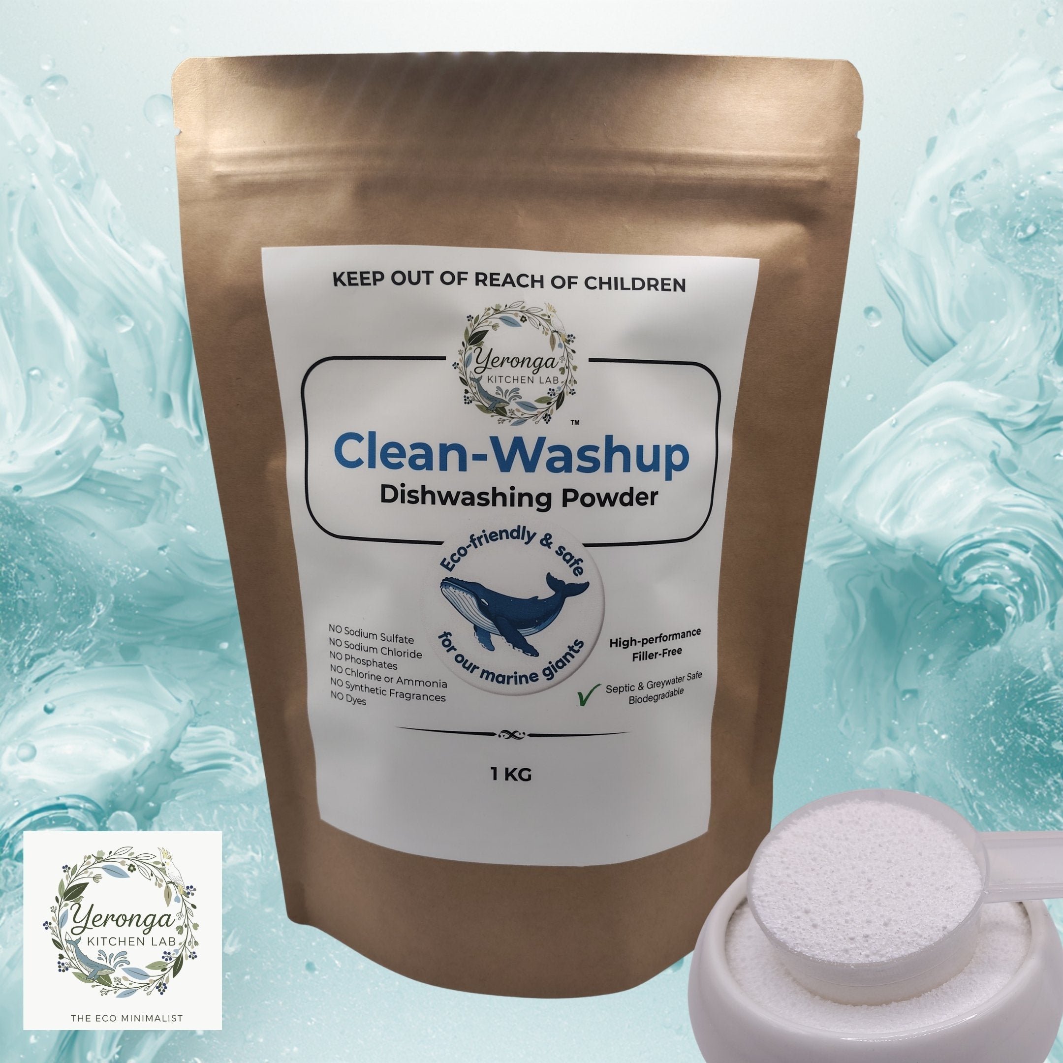 Clean-Washup: Eco Friendly Dishwashing Powder 1KG