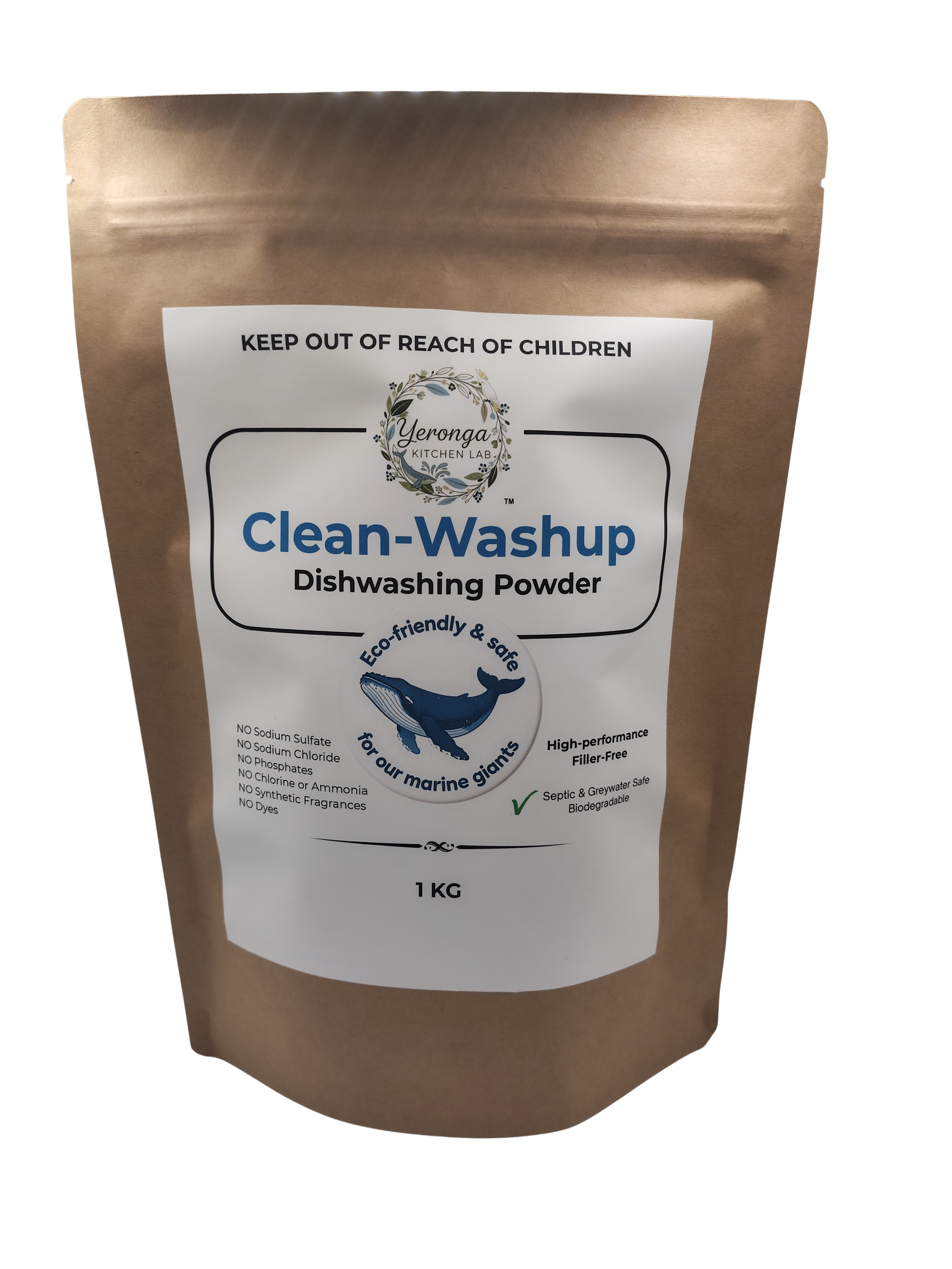 Clean-Washup: Eco Friendly Dishwashing Powder 1KG